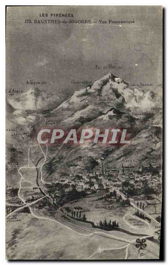 Bagnères-de-Bigorre — Vue Panoramique — Les Pyrénées