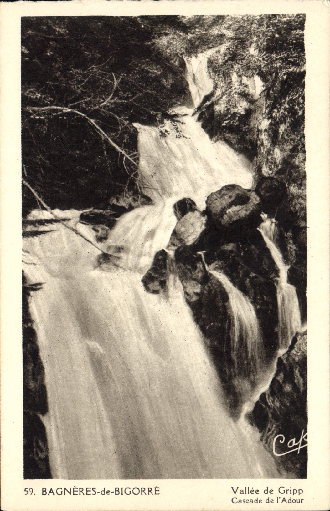 Bagnères-de-Bigorre — Vallée de Gripp, Cascade de l'Adour — CAP, Laurdes