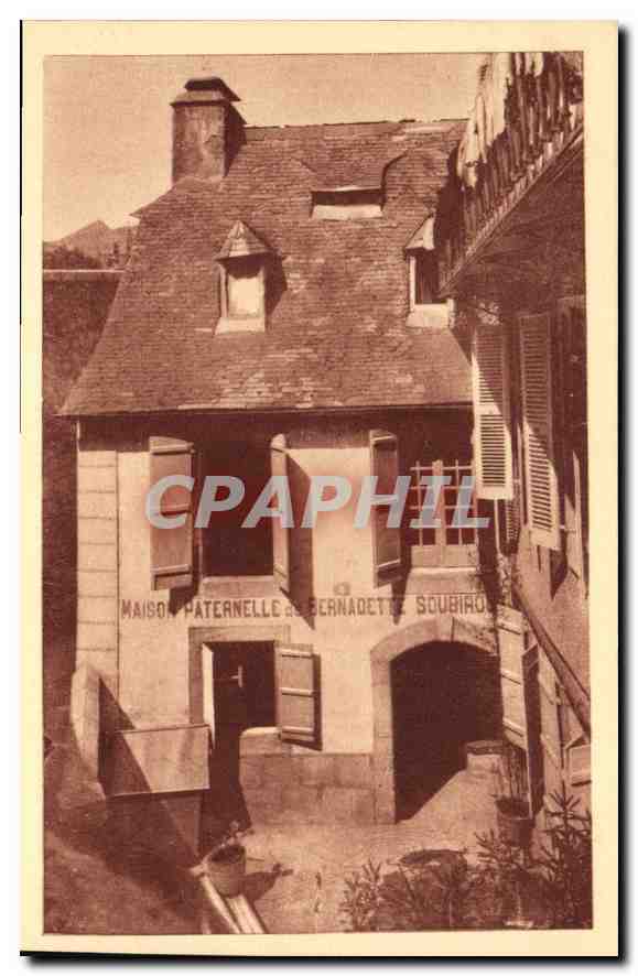 CPA Lourdes Maison Paternelle de Bernadette Soubirous 