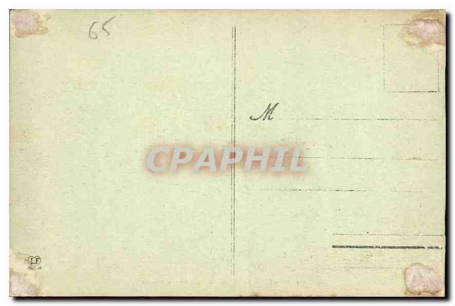 CPA Les Hautes Pyrenees Argeles la Gave de Pau et le Viscos  — Rückseite