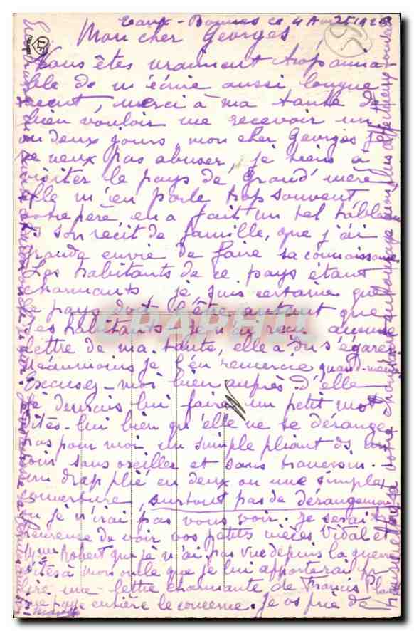 CPA Les Hautes Pyrenees Lourdes IX Station du Calvaire Jesus Tombe pour la 3e foie  — Verso