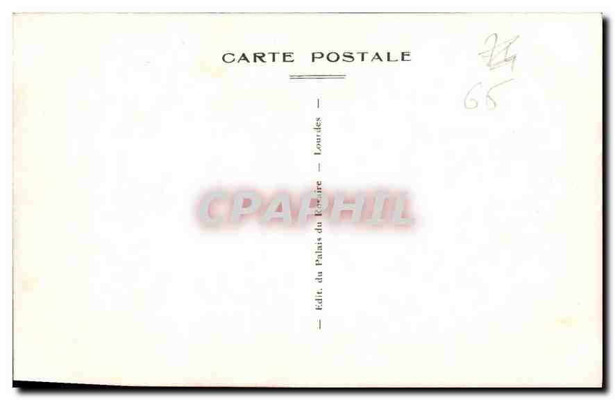 CPA Le Cirque de Gavarnie  — Verso