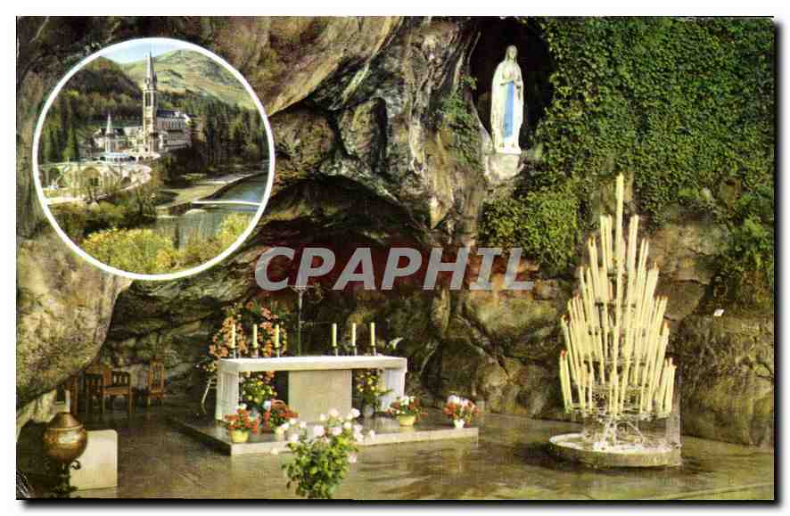 CPA Lourdes la Grotte Miraculeuse 