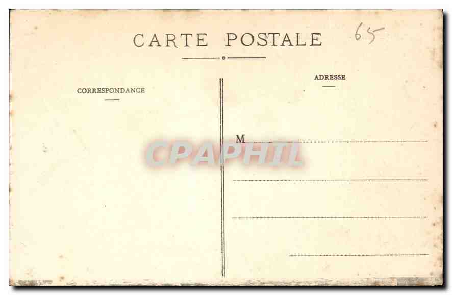 CPA Les Pyrenees Lourdes XIII station du Calvaire  — Verso