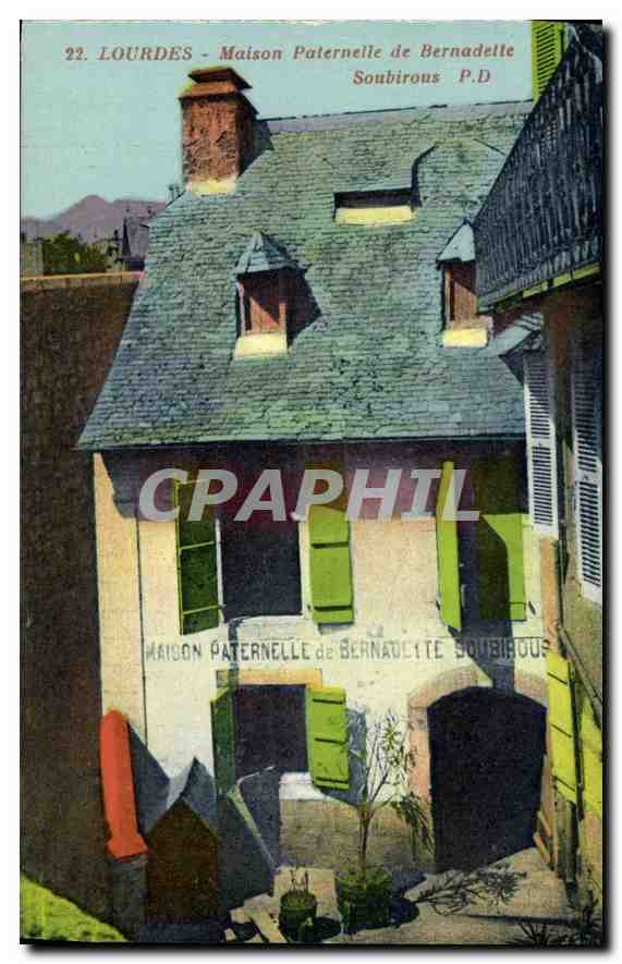 CPA Lourdes Maison Paternelle de Bernadette Soubirous 