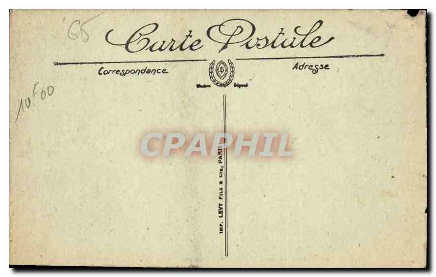 CPA Lourdes le Calvaire IX Station Jesus tombe pour la troisieme fois  — Verso