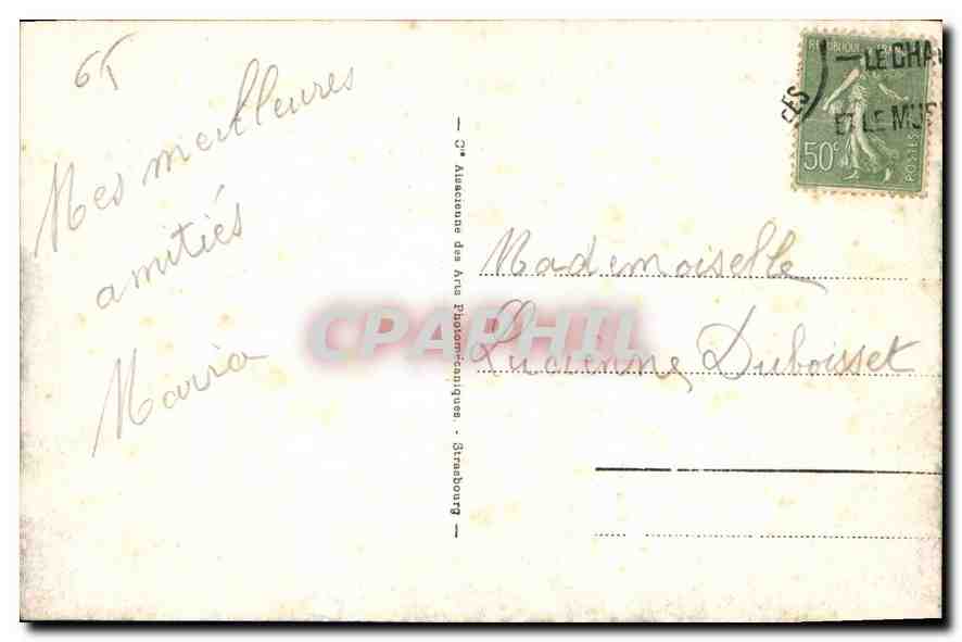 CPA Lourdes la Vierge Couronnee  — Rückseite