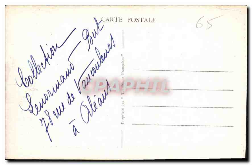 Pèlerinage du Calvaire de Pont-Château — XIVe Station — Jésus est porté au St-Sépulcre — Éditeur : Collection des Traditions Françaises — Rückseite