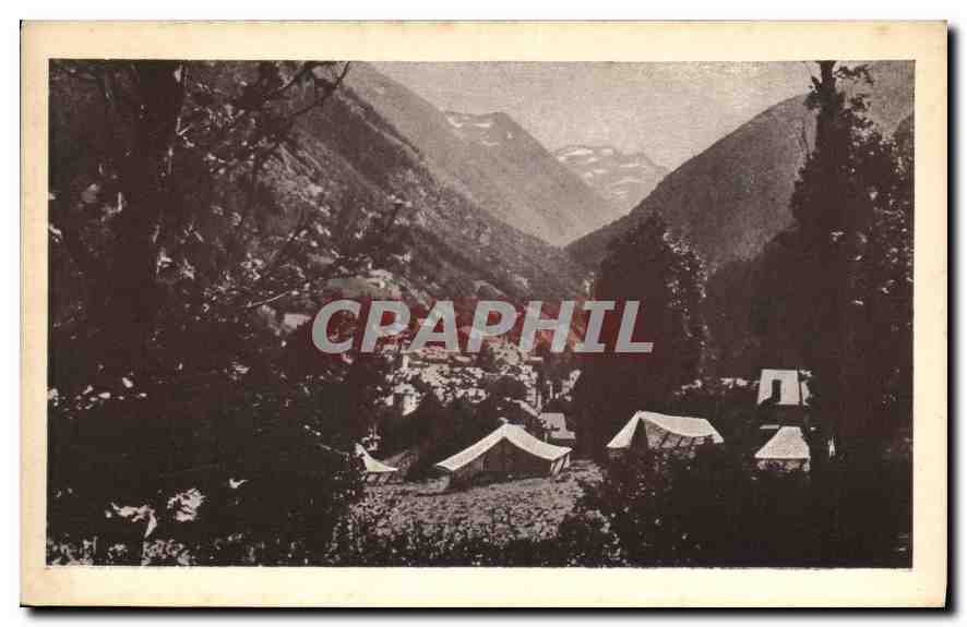 CPA Cauterets le Cerous Camp Climatique et Thermal du Touring club France filles de 10 a 14 ans 