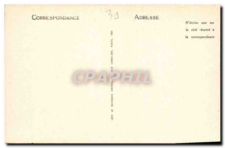 CPA Luchon la Terrasse du Casino  — Rückseite