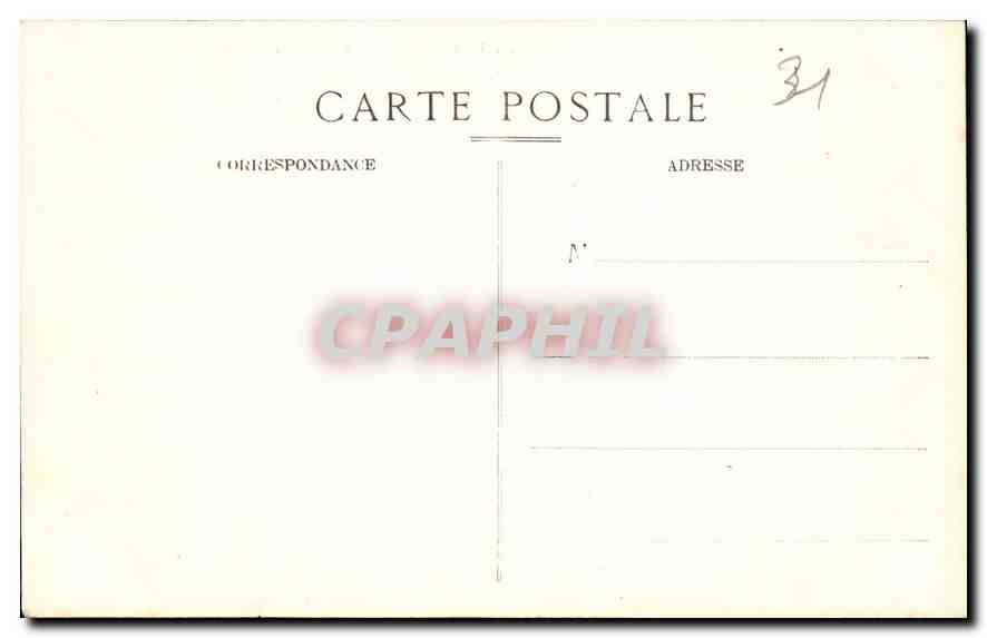 CPA Toulouse Eglise St Sernin  — Verso