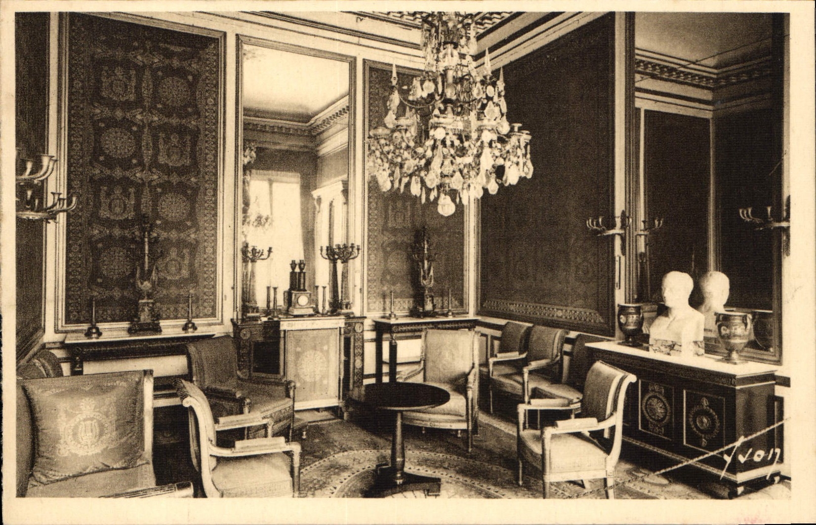 Fontainebleau - Salon de l'Abdication — Les Éditions d'Art Martel, Paris