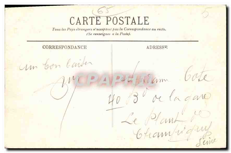 CPA Gavarnie et le Cirque Hotel du Cirque  — Verso