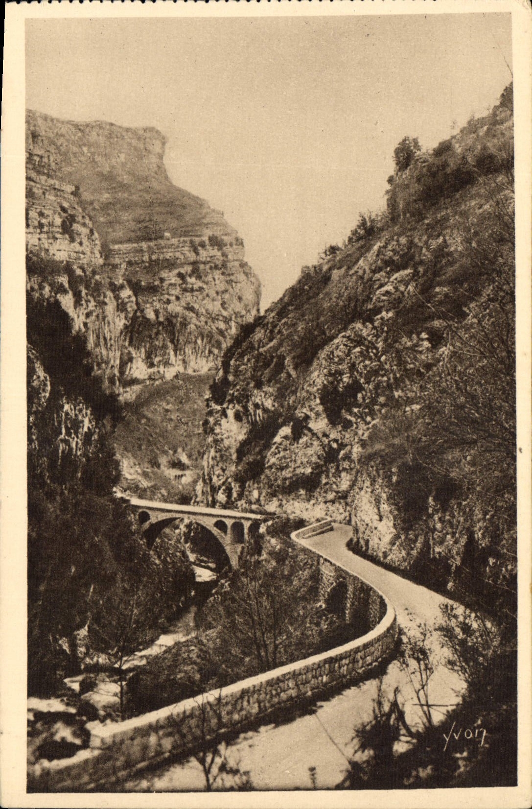 Les Gorges du Loup — Pont de l'Albune — Éditions d'Art YVON