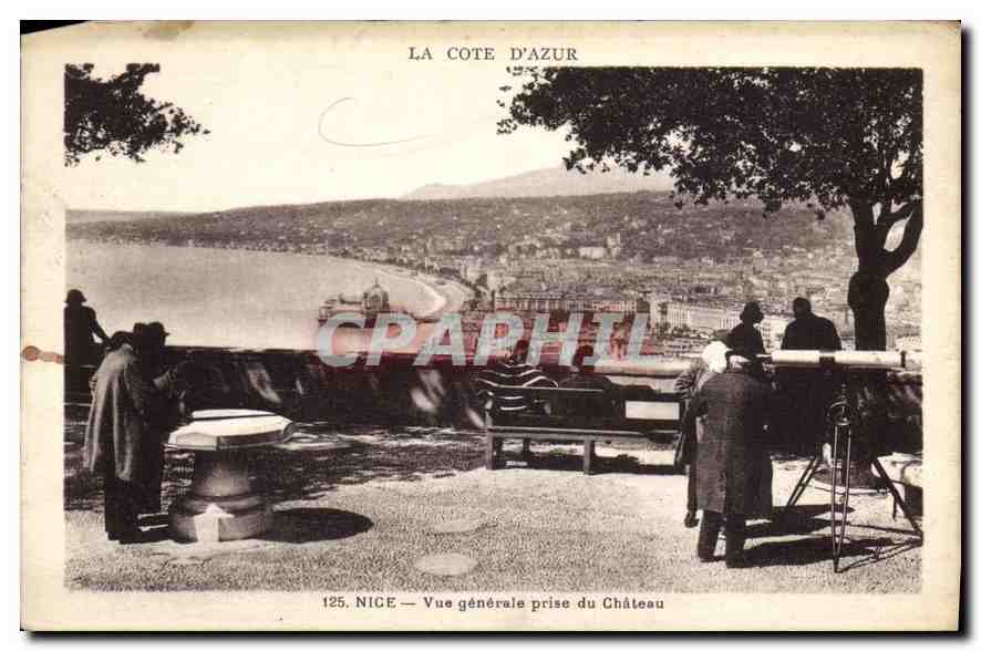 CPA Nice vue generale prise du Chateau Telescope