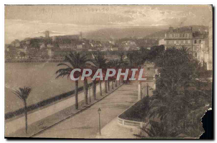 CPA Cannes la Croisette et le Suquet 