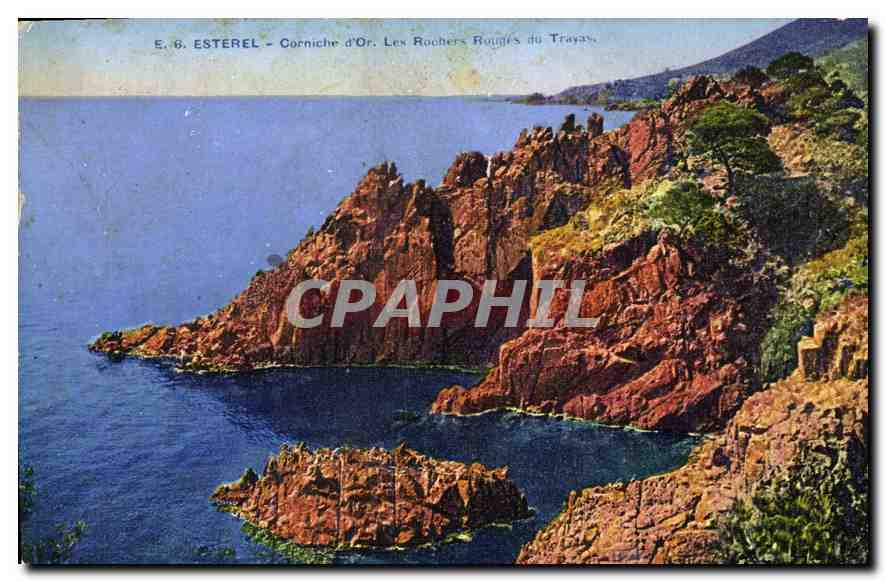 E. 6. ESTEREL - Corniche d'Or. Les Rochers Rouges du Trayas