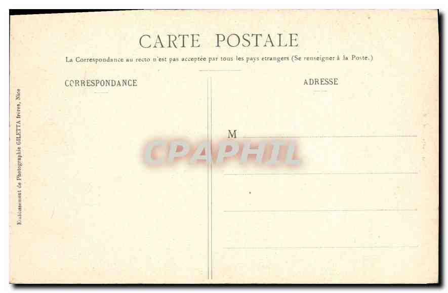 CPA Cannes Interieur du Vieux Chateau St Honorat  — Verso