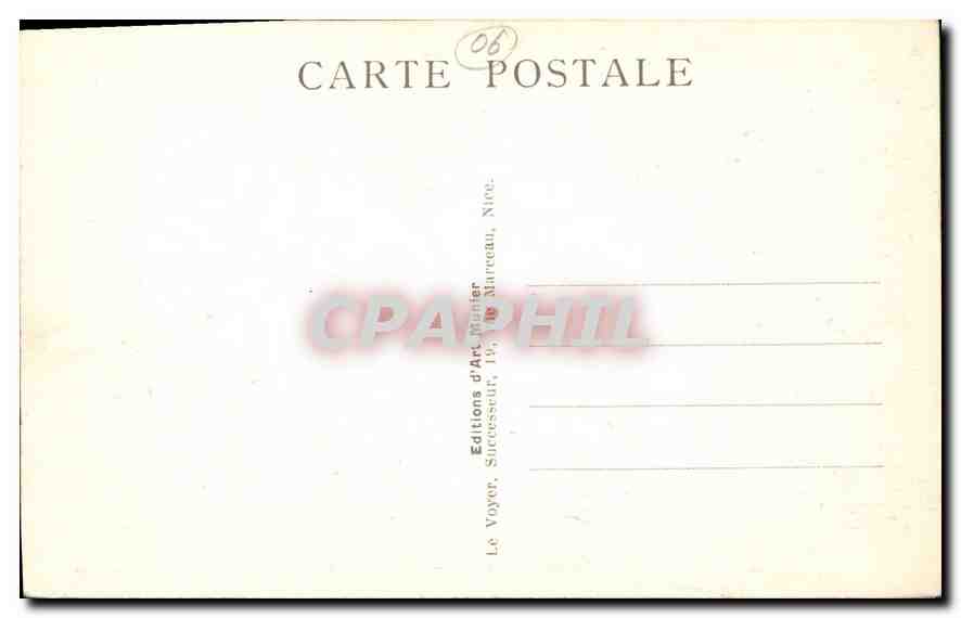 CANNES — Saint-Honorat — Le vieux château — Photo Munier — Rückseite