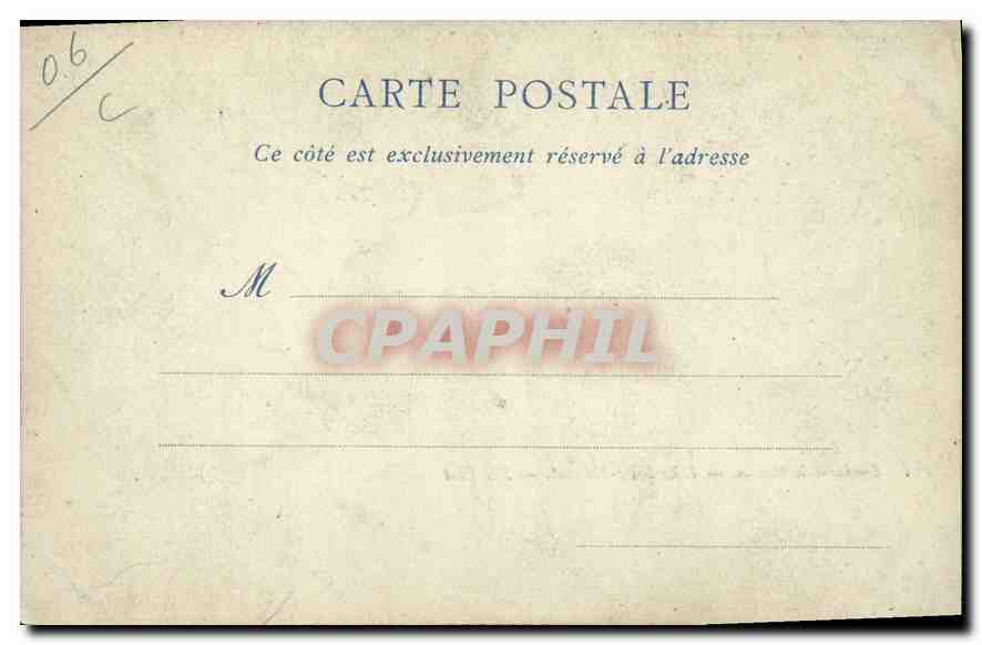 CPA Environs de Cannes L'Ile Saint Honorat  — Rückseite