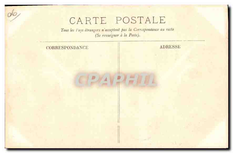 CPA Beaulieu La Petite Afrique  — Verso