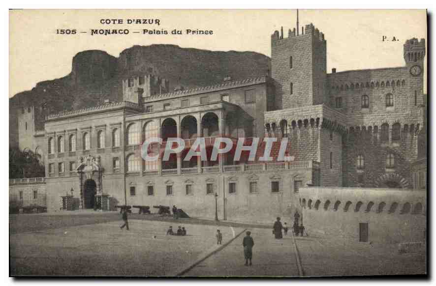 CPA Cote d'Azur Monaco Palais du Prince 