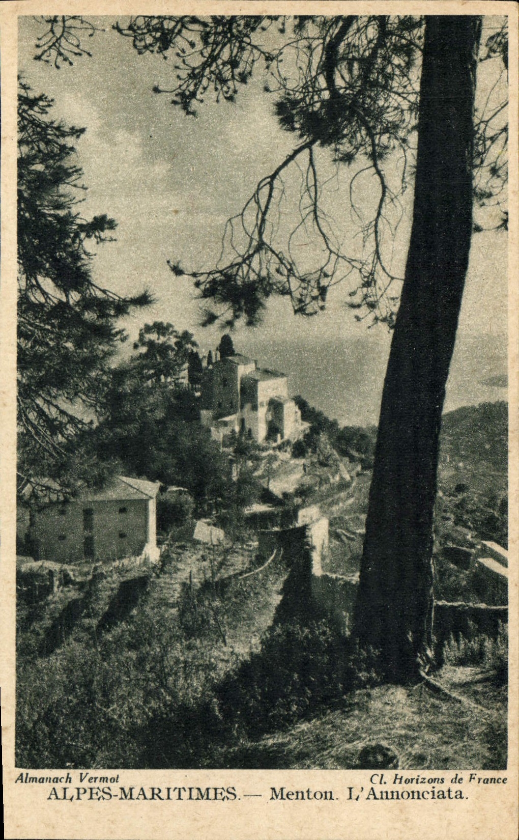 CPA Alpes Maritimes Menton l'Annonciata 
