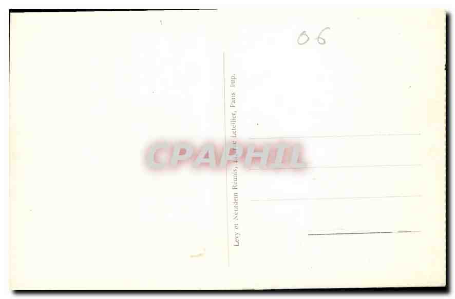 CPA Menton Vue generale  — Rückseite