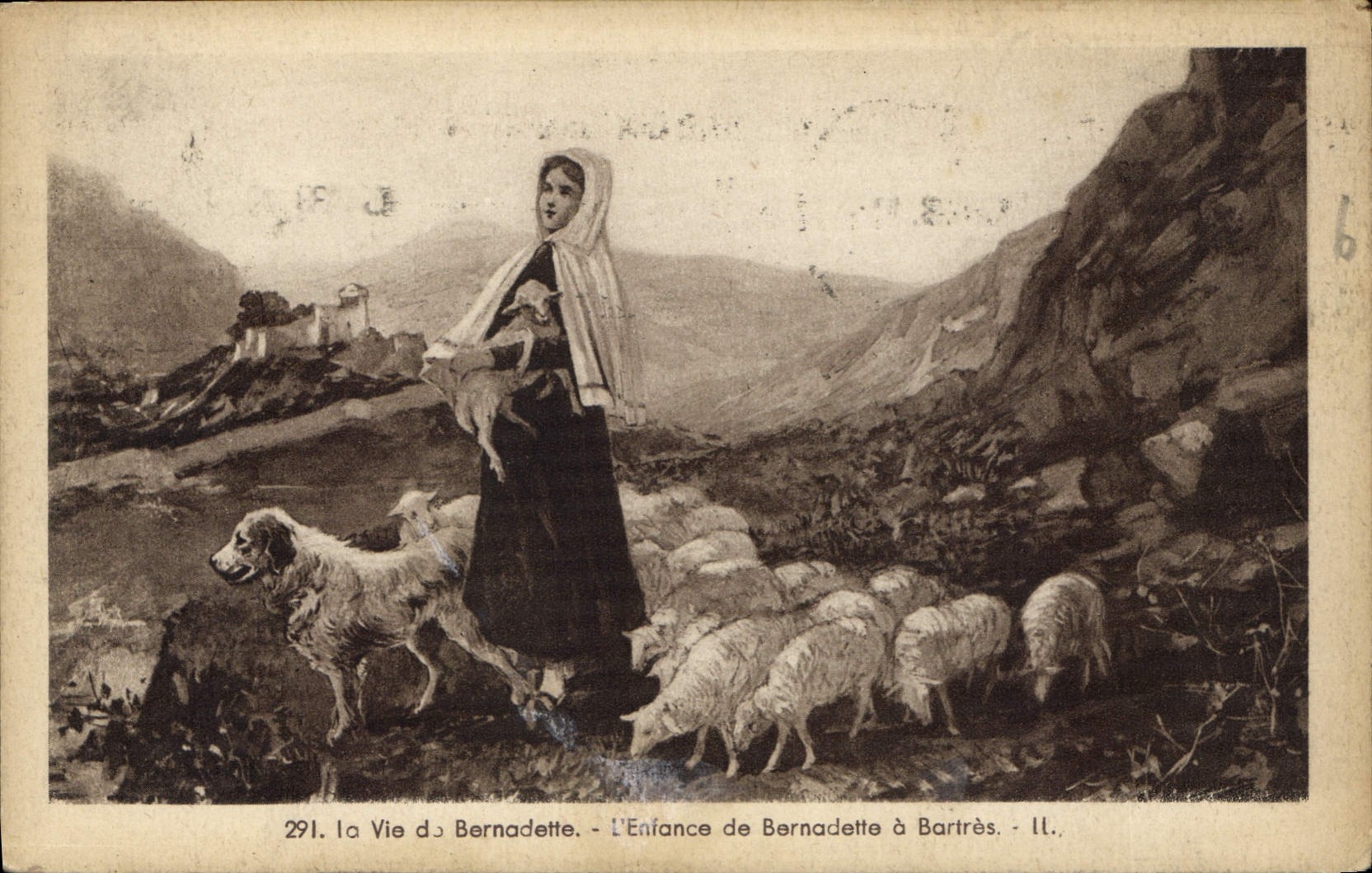 L'Enfance de Bernadette à Bartrès — La Vie de Bernadette — Éditeur : Il. (n° 291)