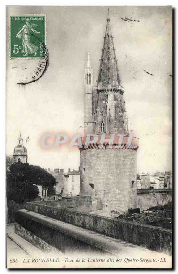 La Rochelle — Tour de la Lanterne dite des Quatre-Sergents — L.L. n°235