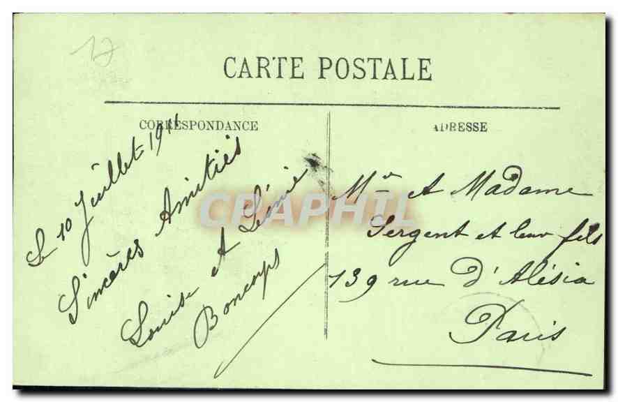 La Rochelle — Tour de la Lanterne dite des Quatre-Sergents — L.L. n°235 — Back