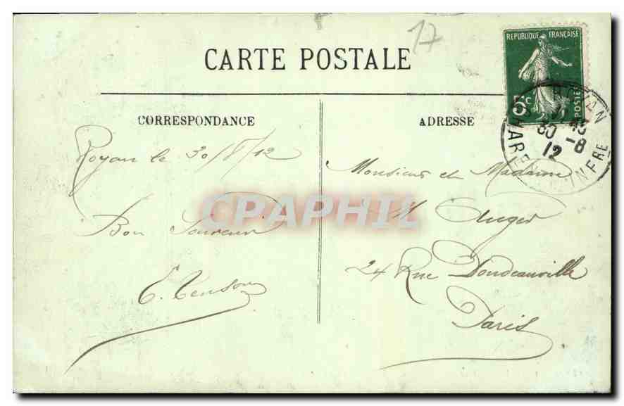 CPA La Grande Cote Le Puits de Lanture  — Rückseite