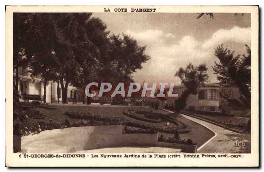 CPA La Cote d'Argent St Georges de Didonne Les Nouveaux Jardins de la Plage 