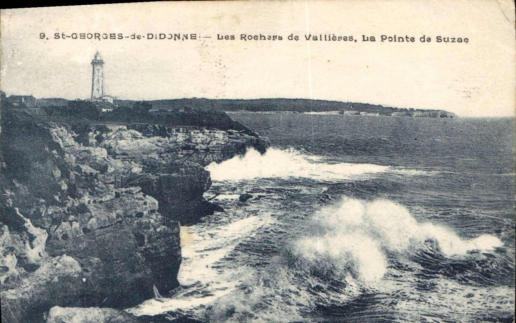CPA St Georges de Didonne Les Rochers de Vallieres la Pointe de Suzac 