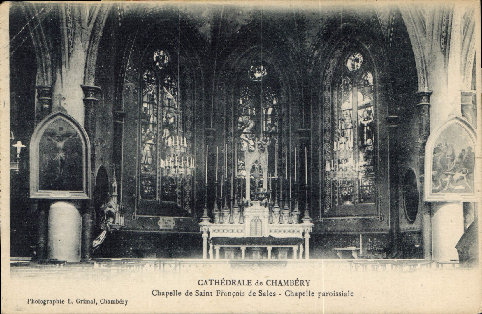 CPA Cathedrale de Chambery Chapelle de Saint Francois des Sales Chapelle paroissiale 