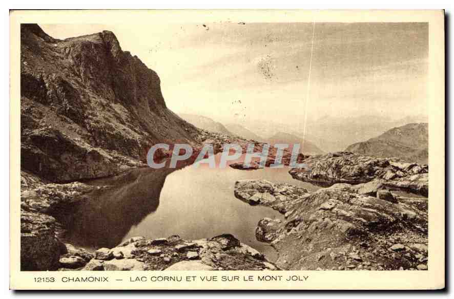 Chamonix — Lac Cornu et vue sur le Mont Joly — CPAPHIL 12153