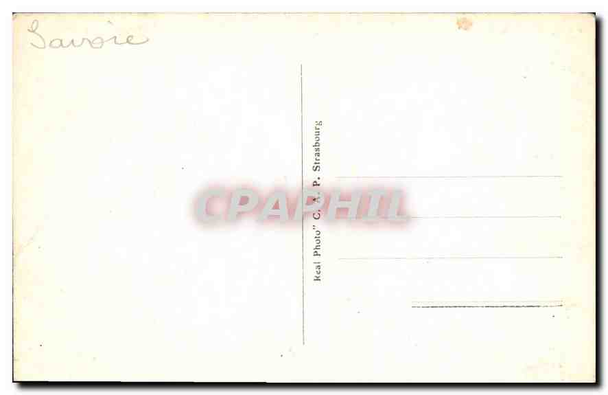 Les grands Mulets et pic Wilton — Chamonix Mont-Blanc — éditeur C.A.P. Strasbourg — Verso