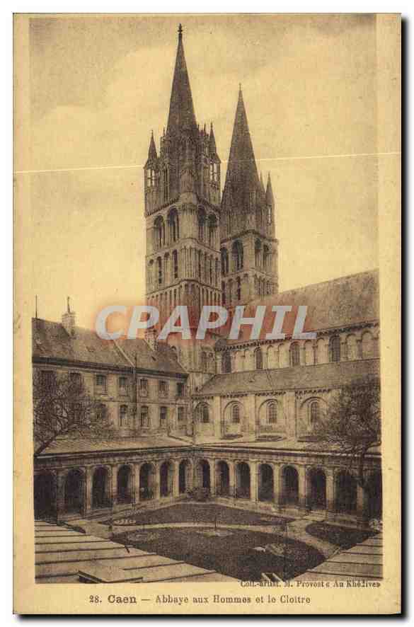 CPA Caen Abbaye aux Hommes et