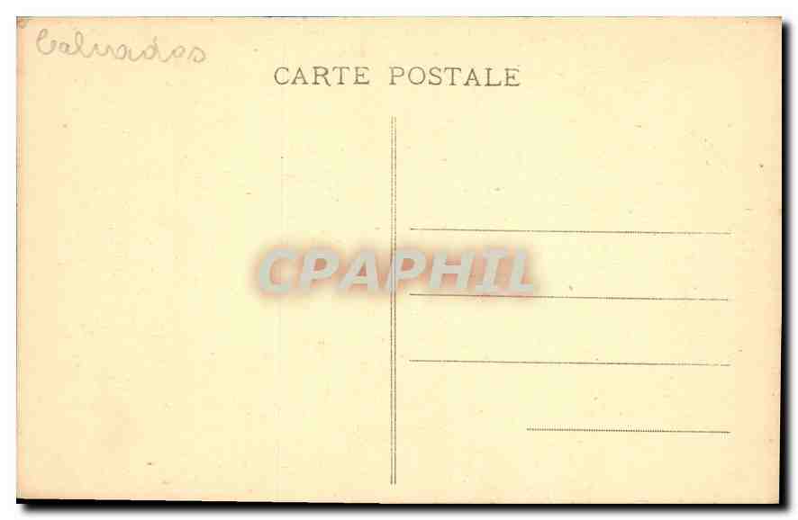 CPA Basilique de Notre Dame de la Delivrande L'Autel  — Rückseite