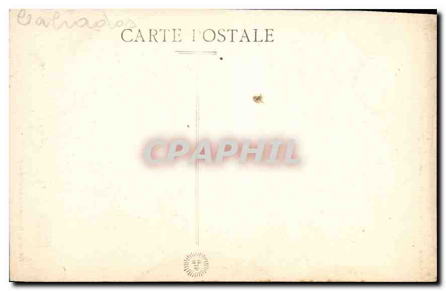 CPA Caen Vieille Eglise St Gilles  — Verso