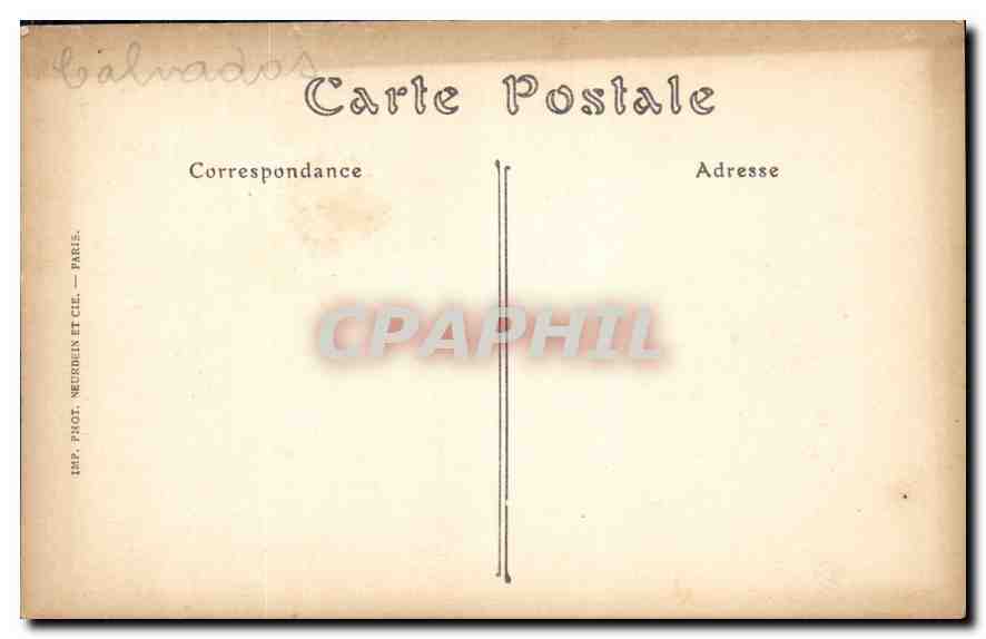 CPA La Delivrande Calvados Notre Dame de la Delivrande  — Verso