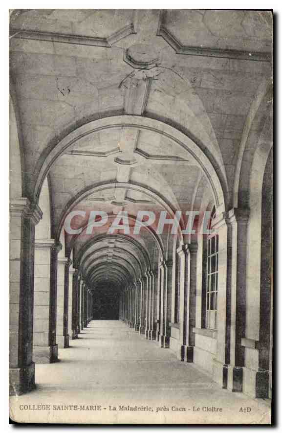 CPA College Sainte Marie La Maladrerie pres Caen Le Cloitre