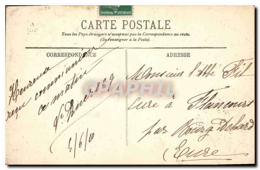 CPA Lourdes Le Calvaire 8 station  — Rückseite