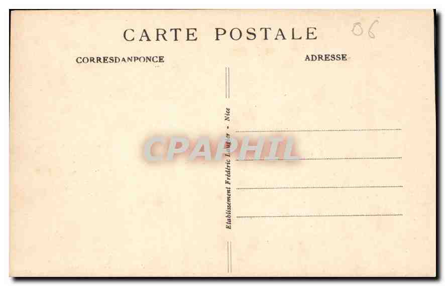 CPA Saorge A M Les Lacets  — Rückseite