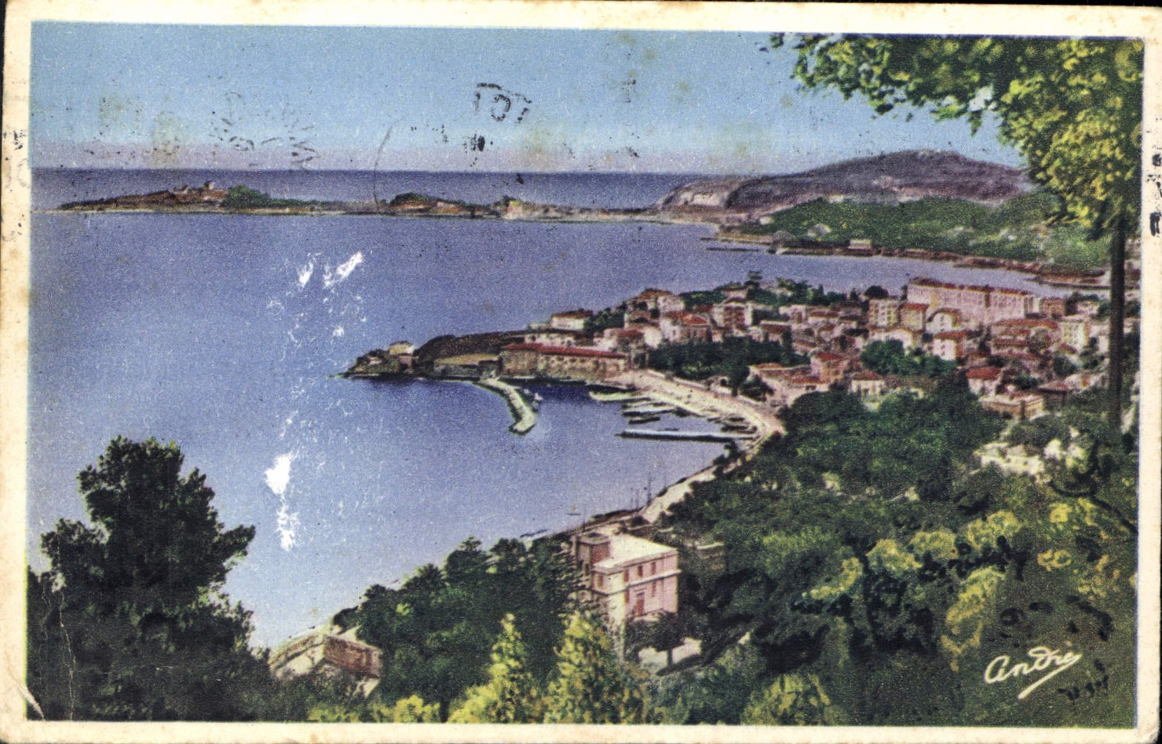 CPA Beaulieu et le Cap Ferrat 