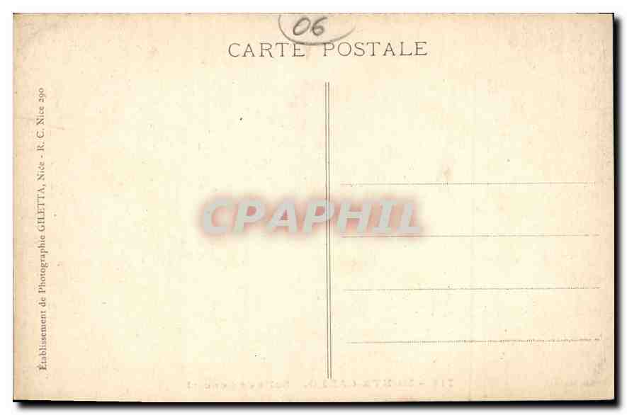 CPA Monte Carlo Salle de Concert  — Rückseite