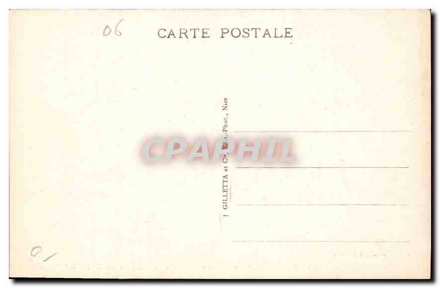 CPA Ile St Honorat Abbaye de Lerins Le Vieux Cloitre du VII au VIII siecle  — Rückseite