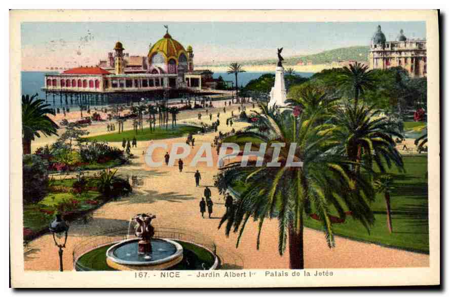 CPA Nice Jardin Albert 1er Palais de la Jetee 