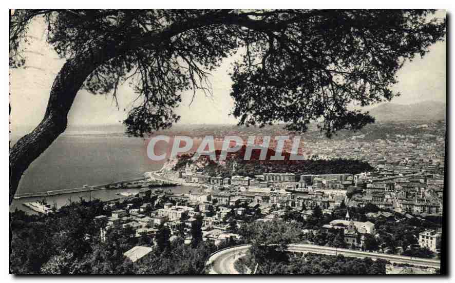 CPA Nice vue generale prise du Mont Boron 