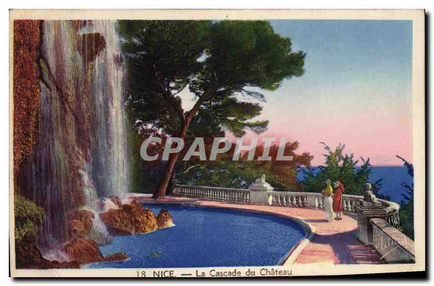 CPA Nice La Cascade du Chateau 